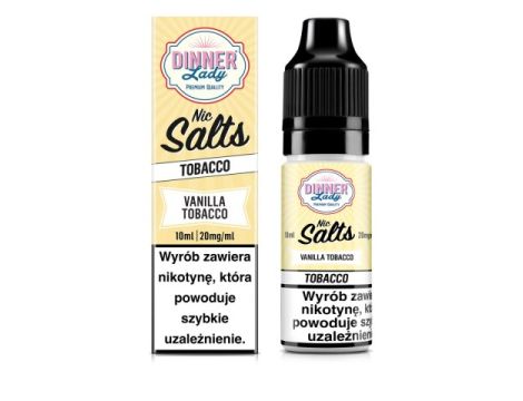 Liquid Dinner Lady Salt 20mg - Vanilla Tobacco